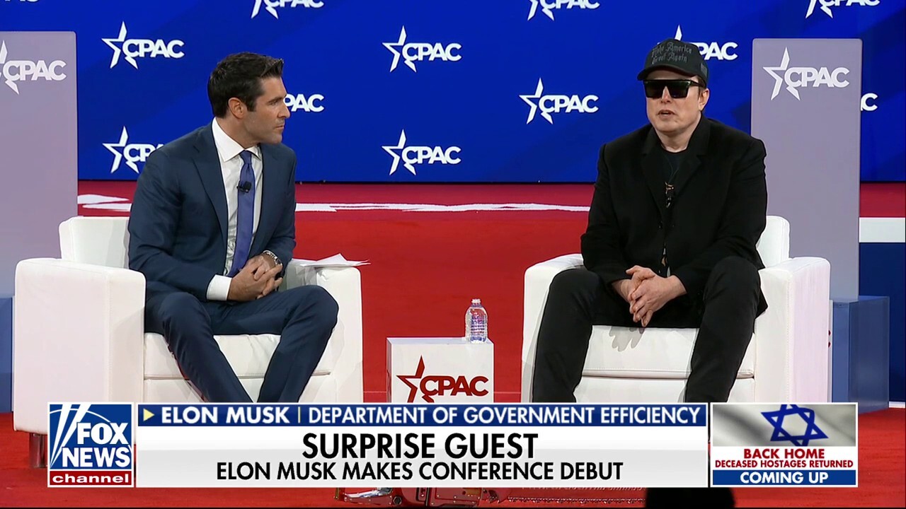 Elon Musk makes CPAC debut as a surprise guest