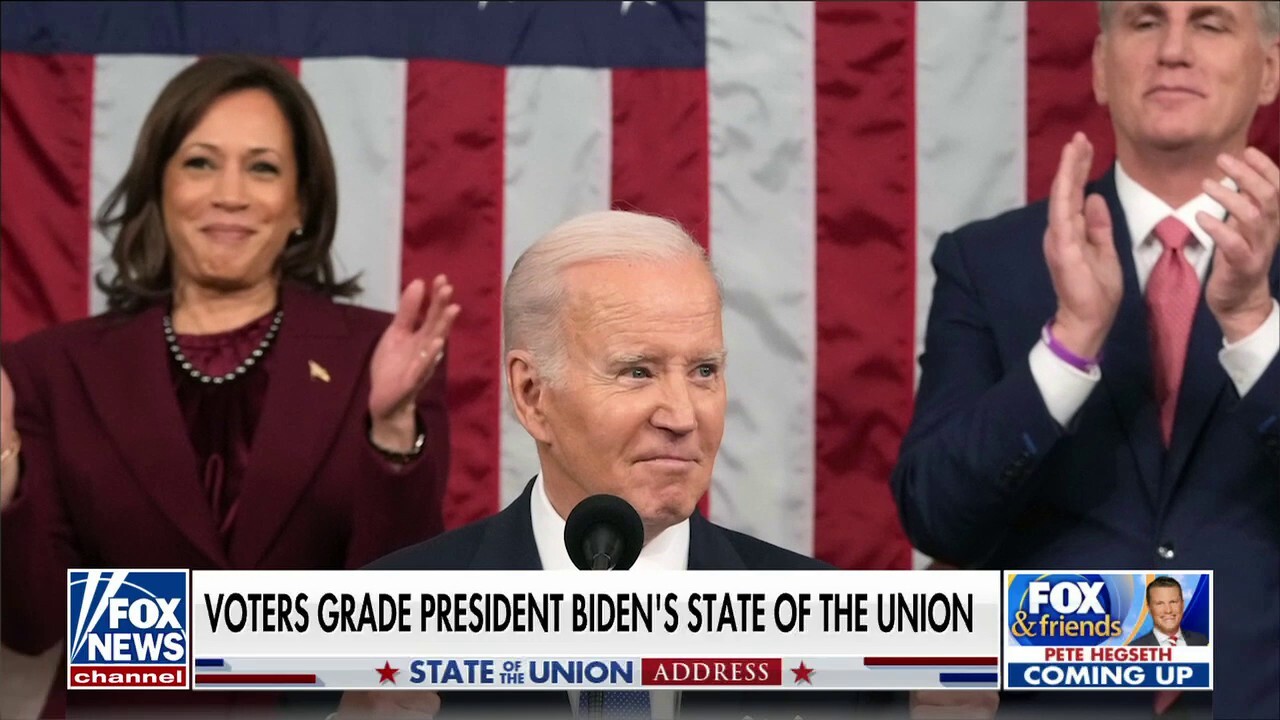 Voters grade Biden's State of the Union in real time