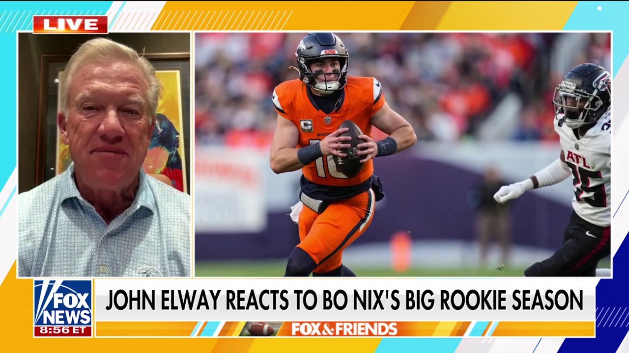 John Elway reacts to Broncos rookie Bo Nix's big rookie season