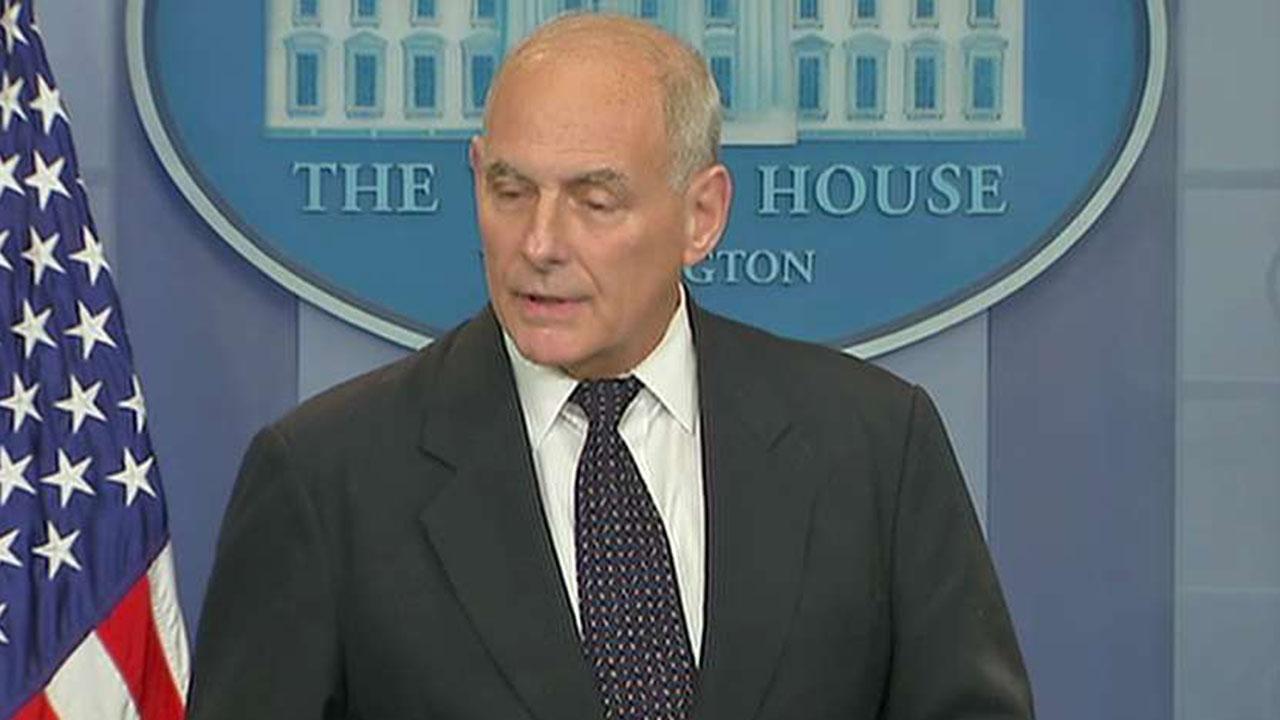 Kelly defends President Trump's call to Green Beret widow