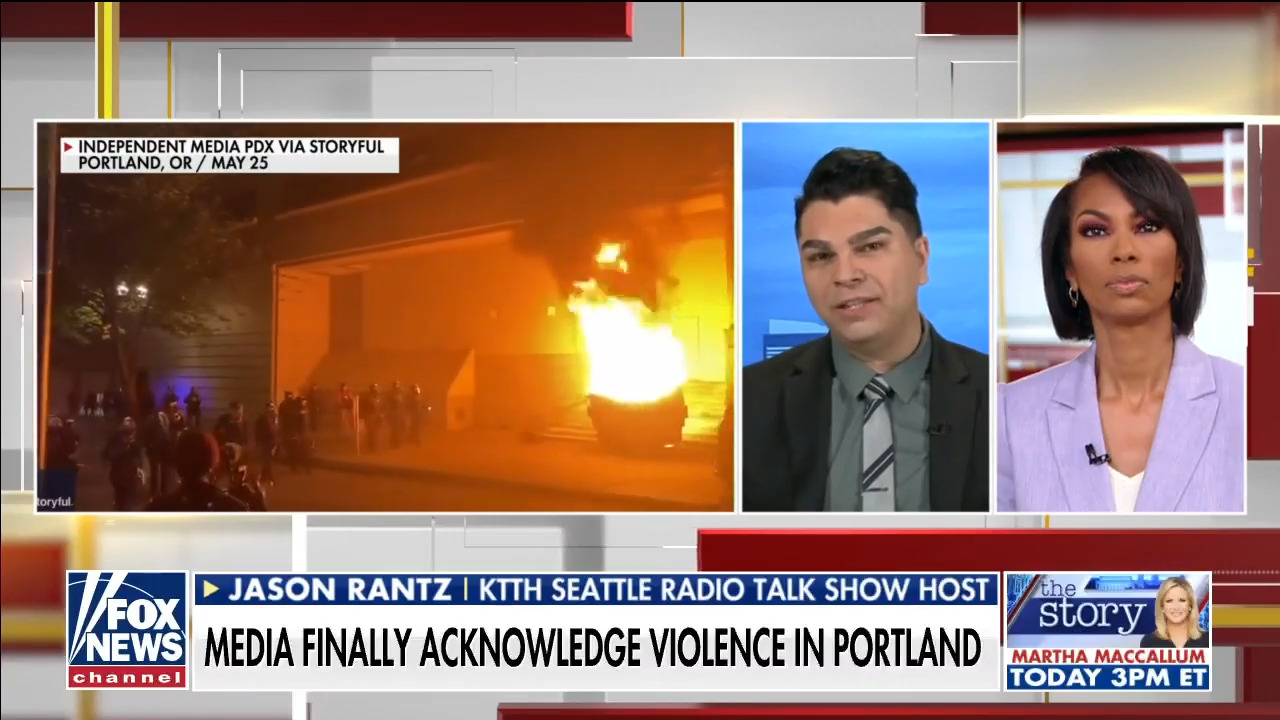 Rantz calls out media for finally reporting on Portland violence