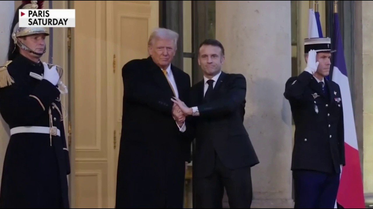 Trump s Viral Power Handshake With Macron Reignites Their Iconic Trump s Viral Power Handshake With Macron Reignites Their Iconic