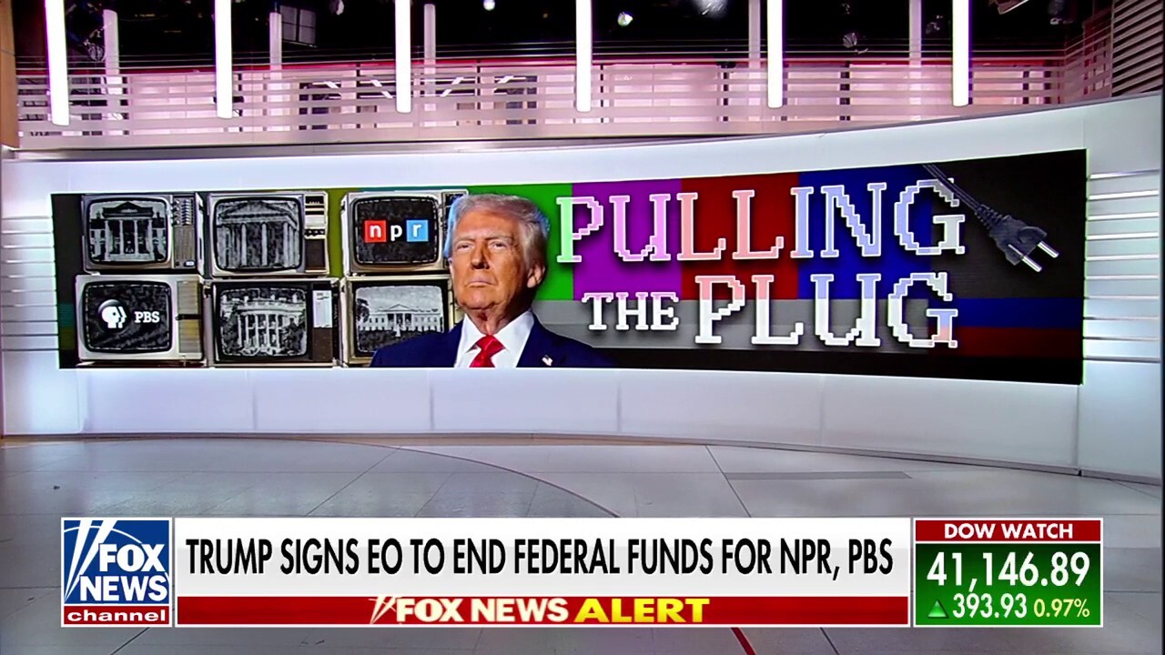 Trump signs order to end federal funding of NPR, PBS