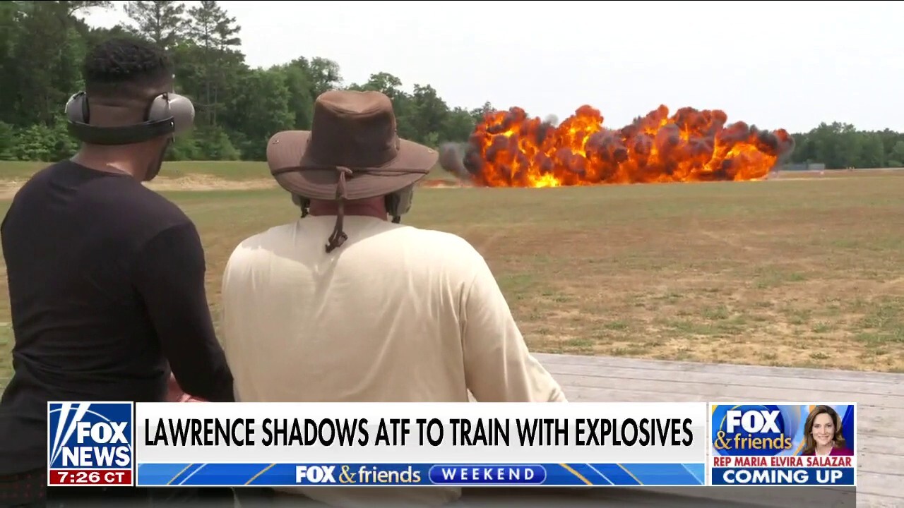 Lawrence Jones gets 'explosive' training from ATF