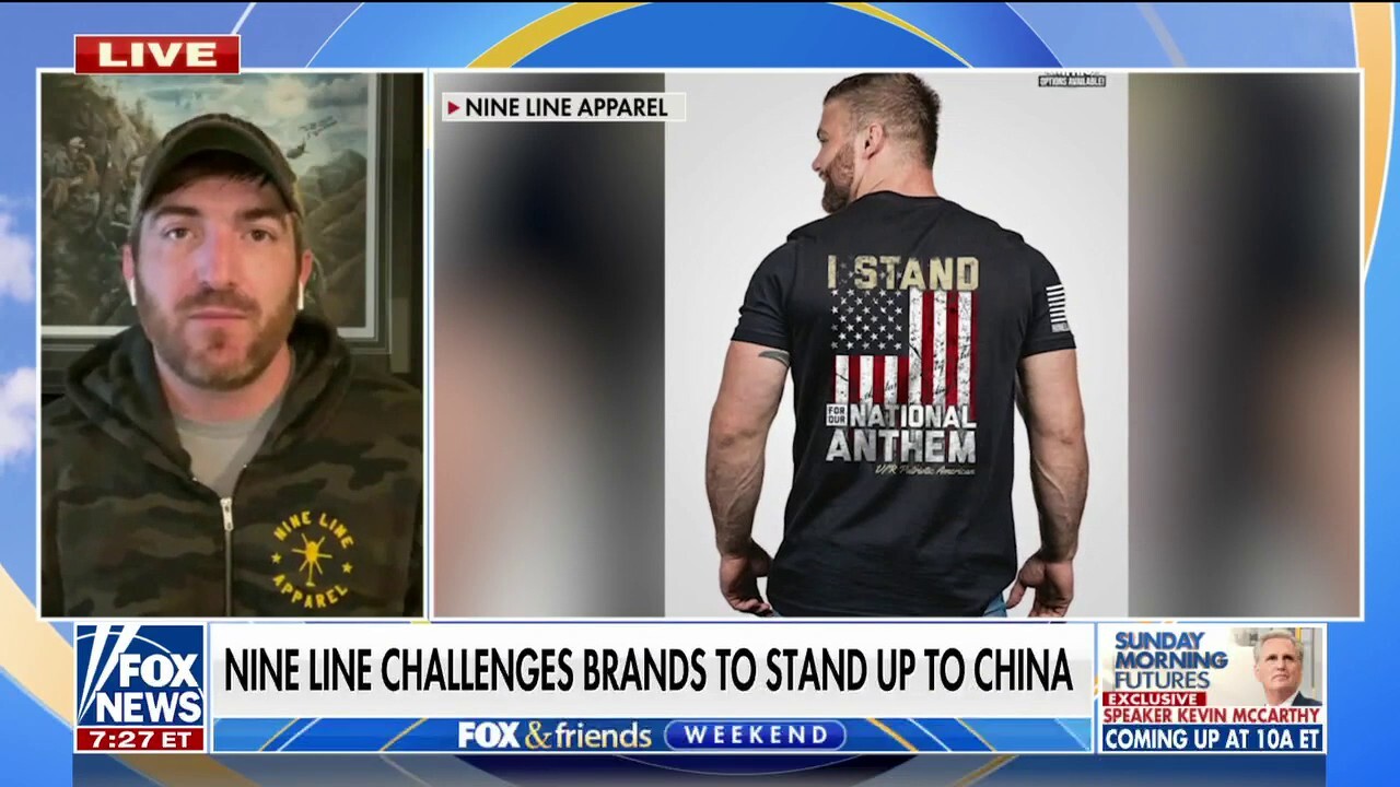 Veteran-owned clothing brand cuts ties with Chinese supplier over forced labor accusations