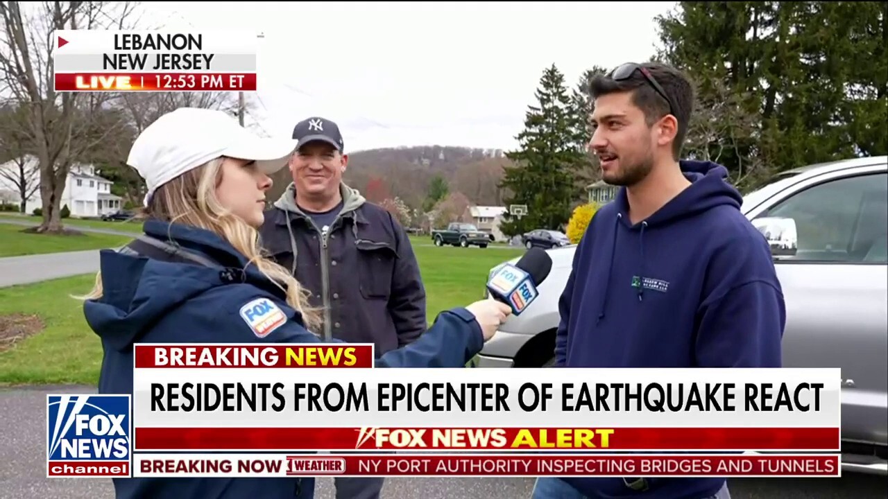 Fox Weather speaks to NJ residents from the earthquake's epicenter
