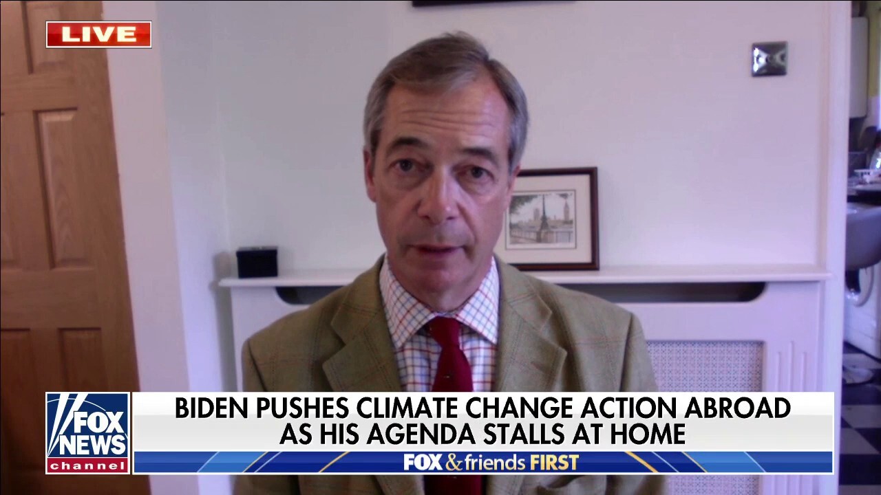 Nigel Farage responds to Biden hailing US-EU climate deal