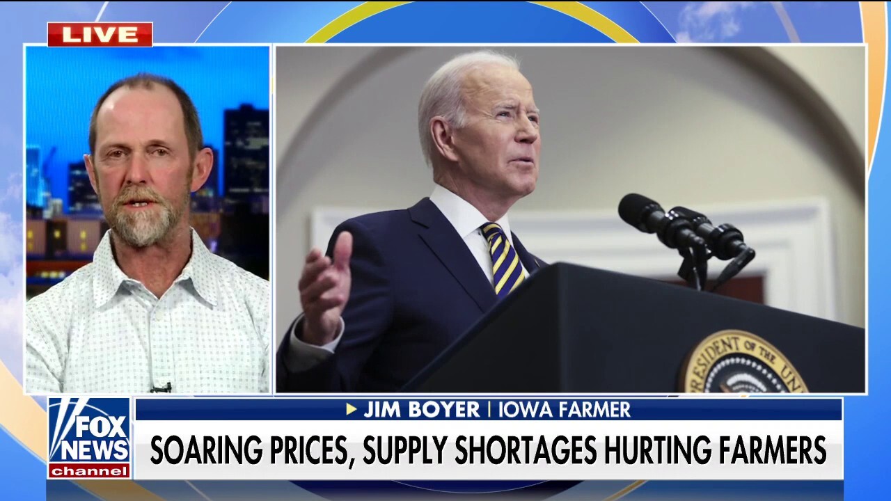 Iowa farmer slams Biden policies as costs skyrocket