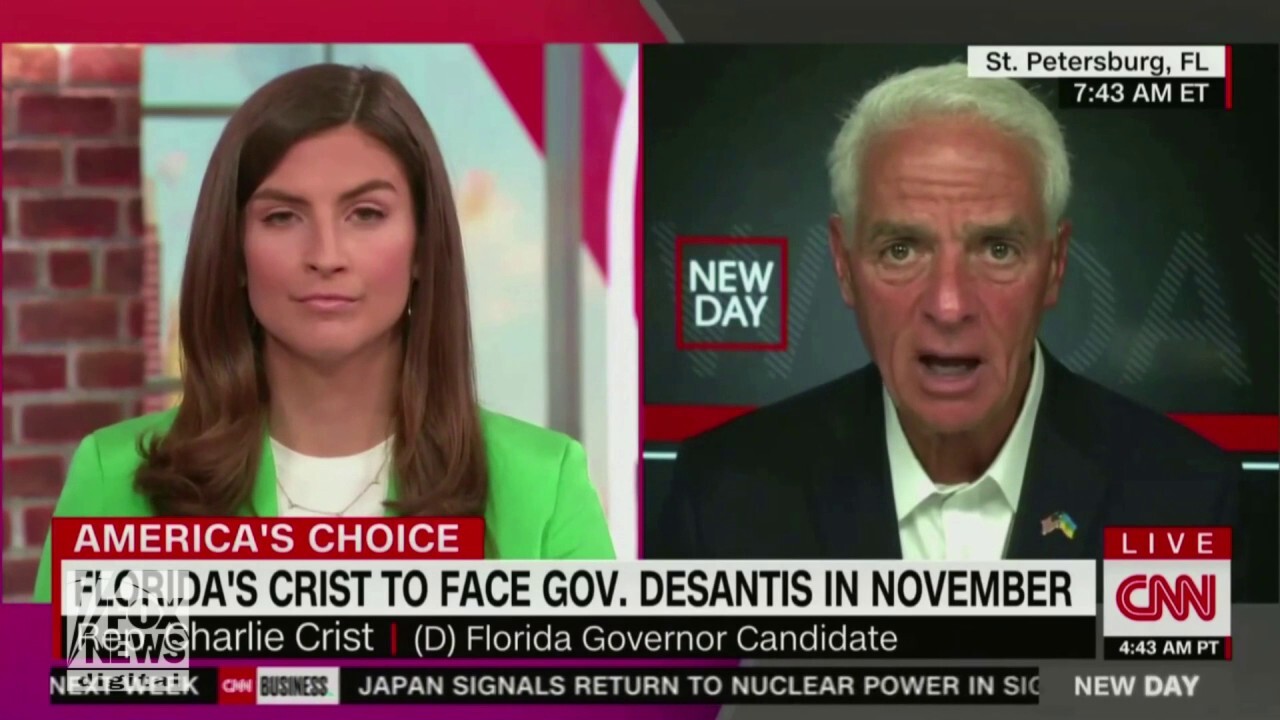 Crist goes on long awkward rant about how much he ‘loves’ Biden: ‘Thank God Joe Biden’s the president!’