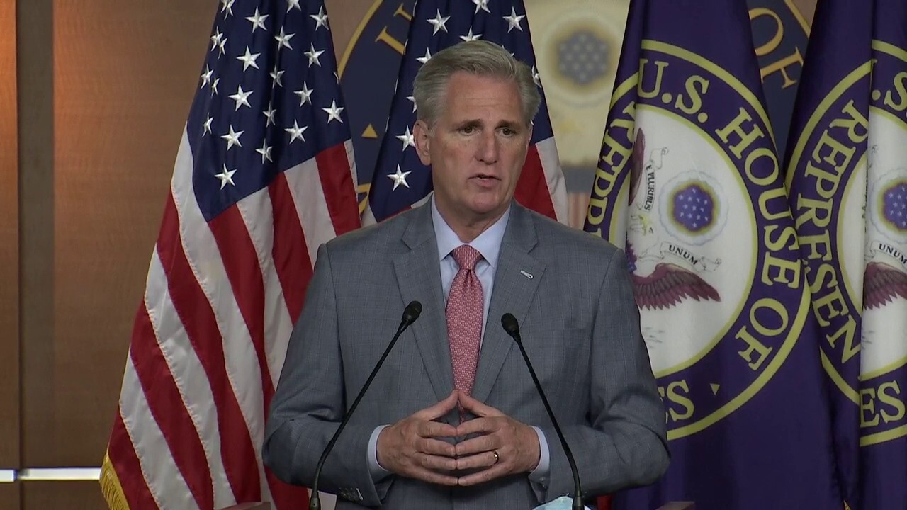 House Minority Leader McCarthy holds a press conference Latest News