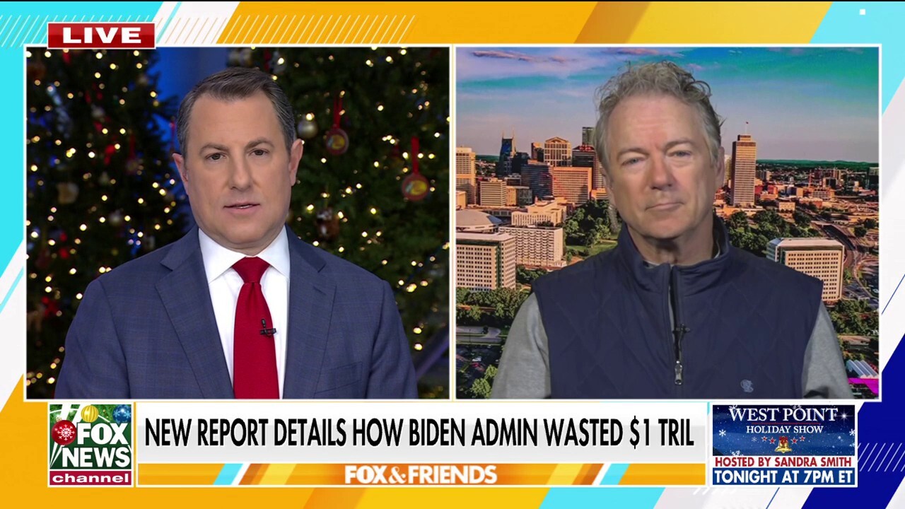 Rand Paul details how the Biden admin wasted $1 trillion