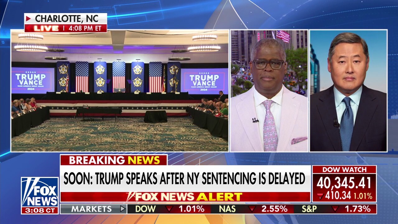 Former Deputy Assistant Attorney General John Yoo reacts to the delay of former President Trump’s N.Y. sentencing on ‘Your World.’