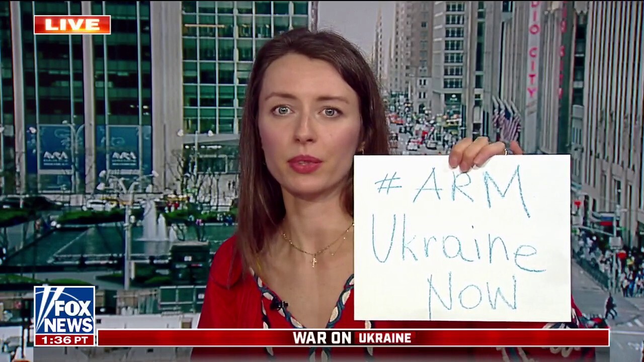 Ukrainian shares a heartfelt plea for support in arming Ukraine