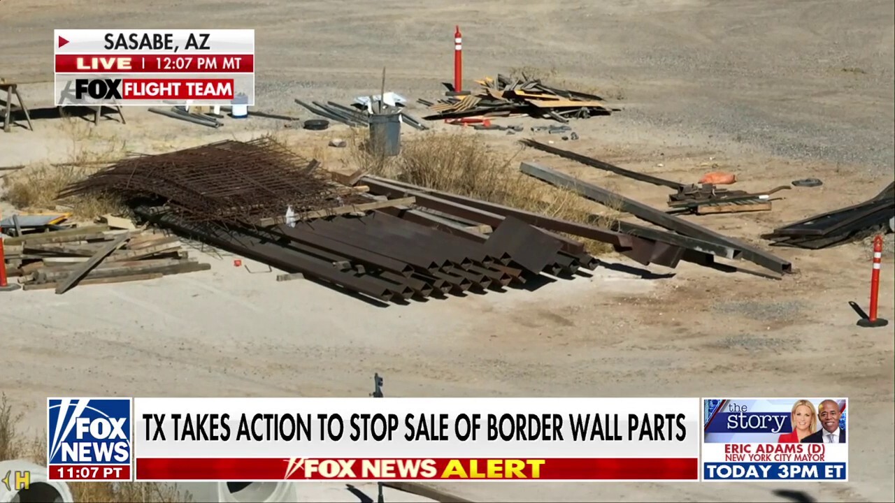 Texas takes action to stop Biden admin’s sale of border wall parts