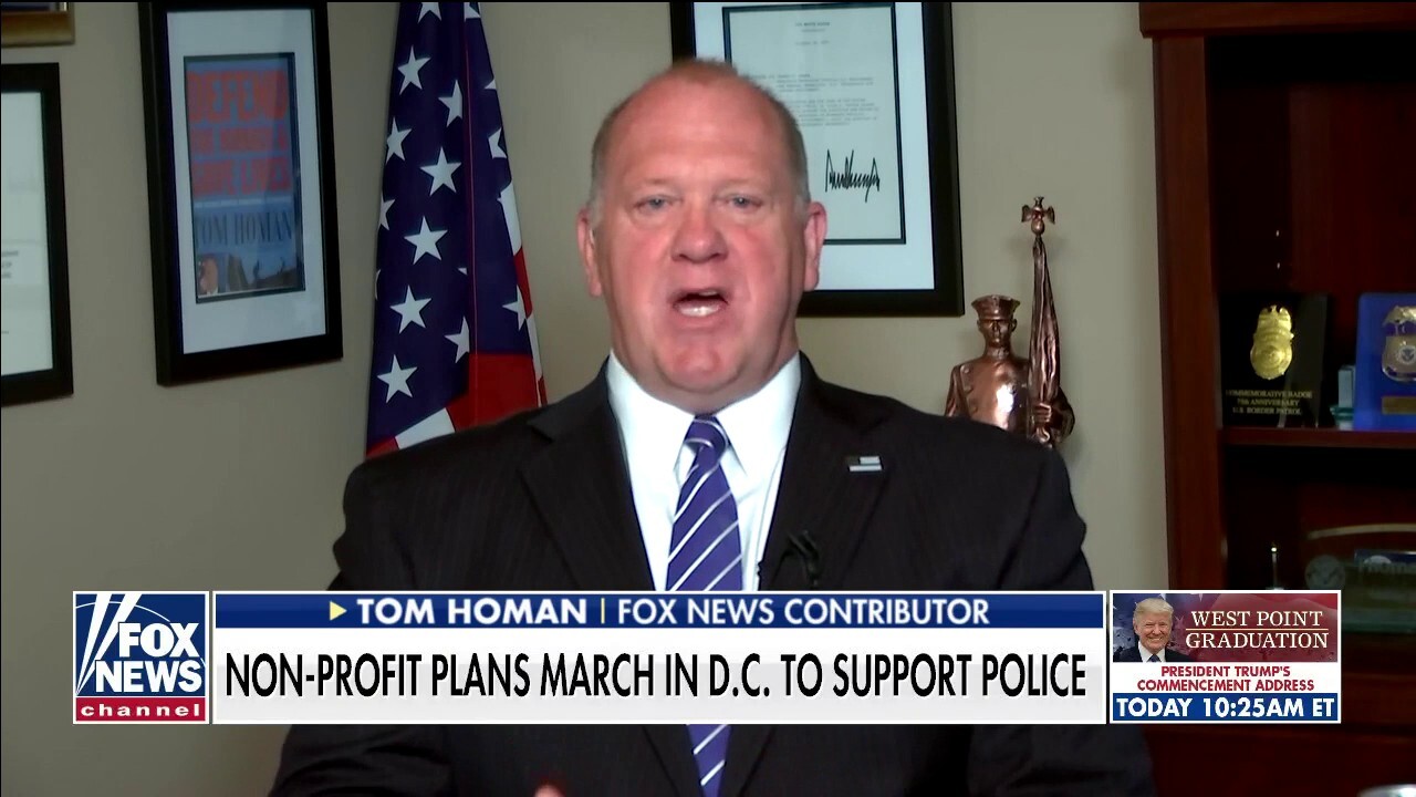Tom Homan on the non-profit march to support law enforcement in Washington D.C.