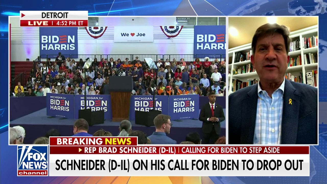 Rep. Brad Schneider, D-Ill., reveals why he is calling on President Biden to step aside on 'Your World.'