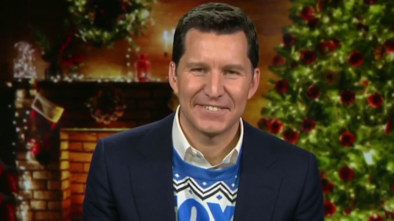 Will Cain gets into the Christmas spirit with a 'Fox & Friends' 'ugly' sweater