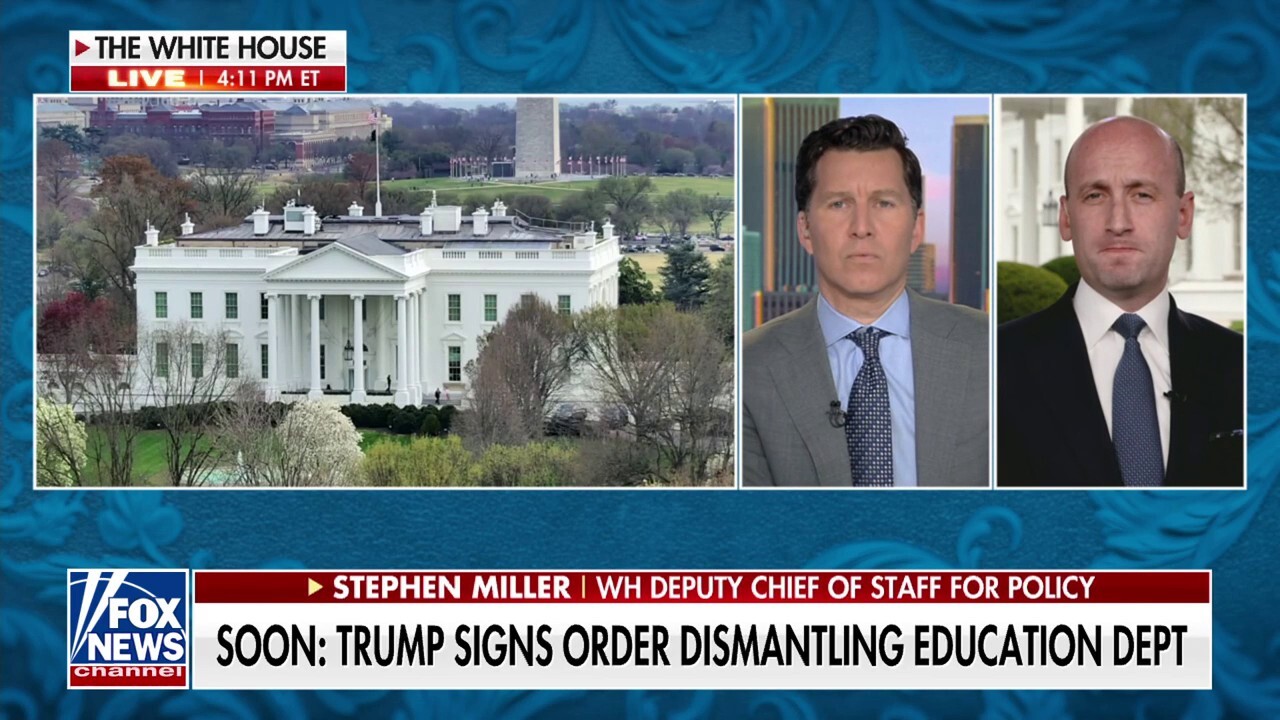 Stephen Miller says Dept of Education overwhelmingly staffed by 'radical left Marxist bureaucrats'