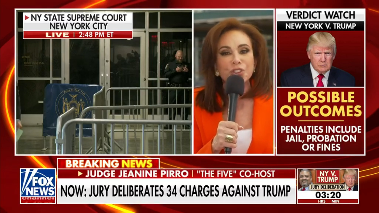 Judge Jeanine Pirro blasts NY case against Trump as 'kangaroo court'