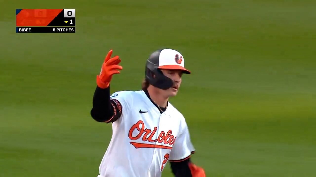 Gunnar Henderson smacks solo location  run, giving Orioles aboriginal  pb  implicit    Guardians