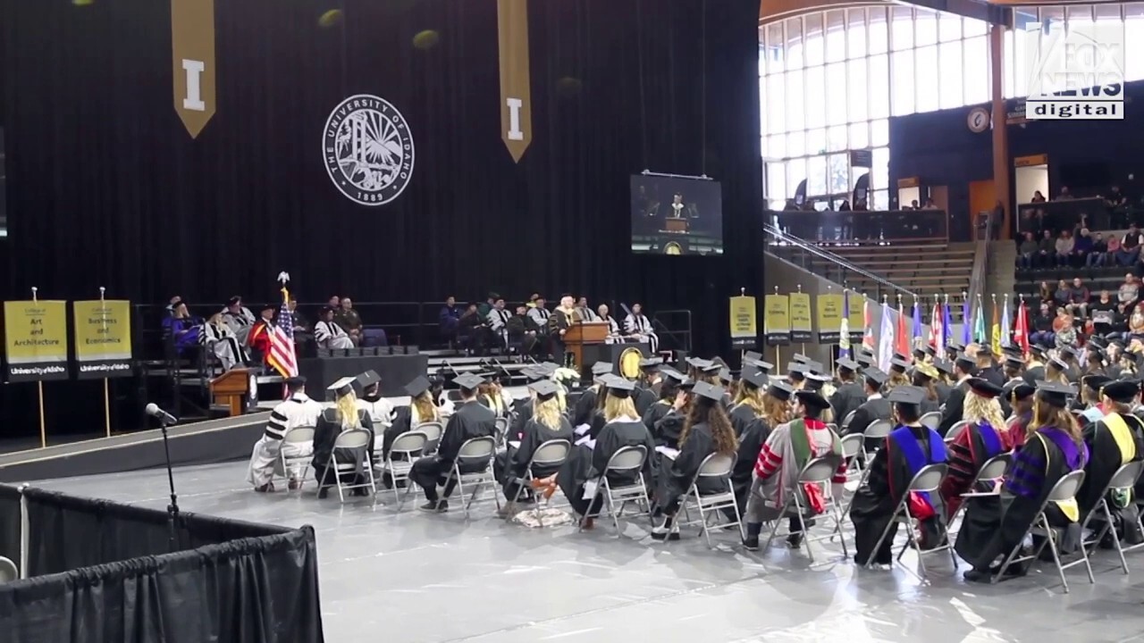 University of Idaho holds moment of silence for murdered students at commencement ceremony