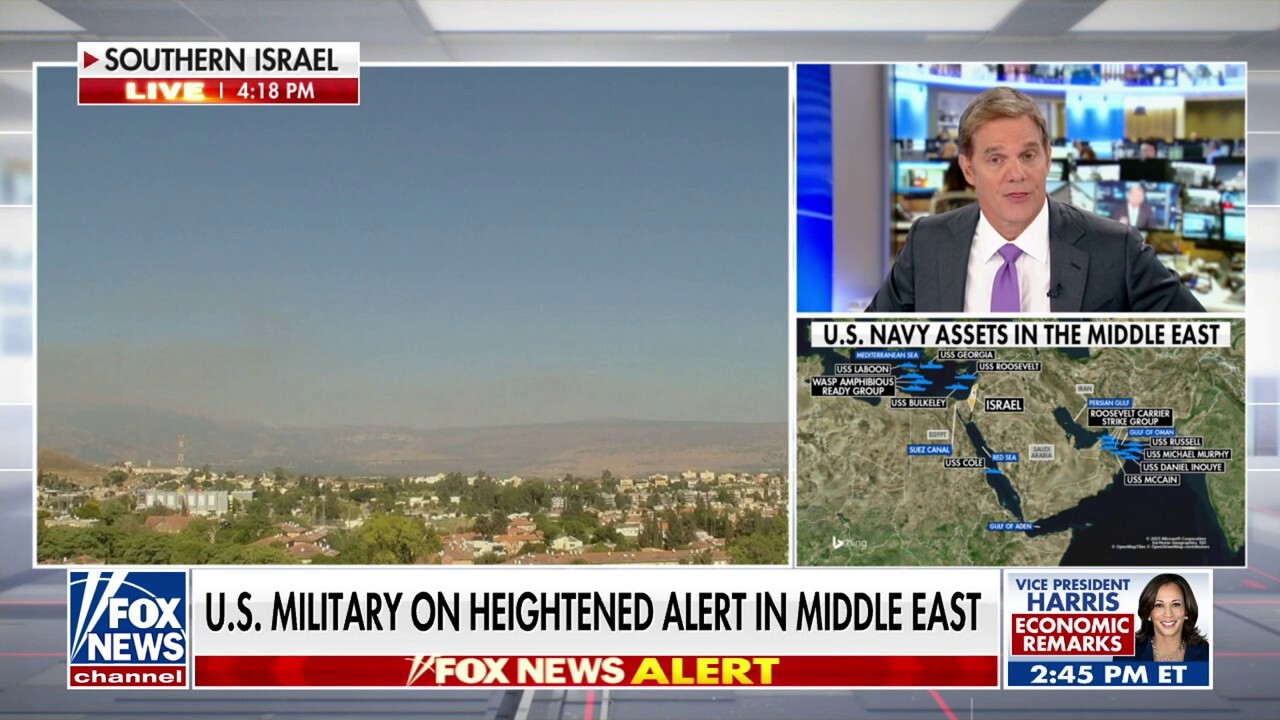 US military on heightened alert in the Middle East