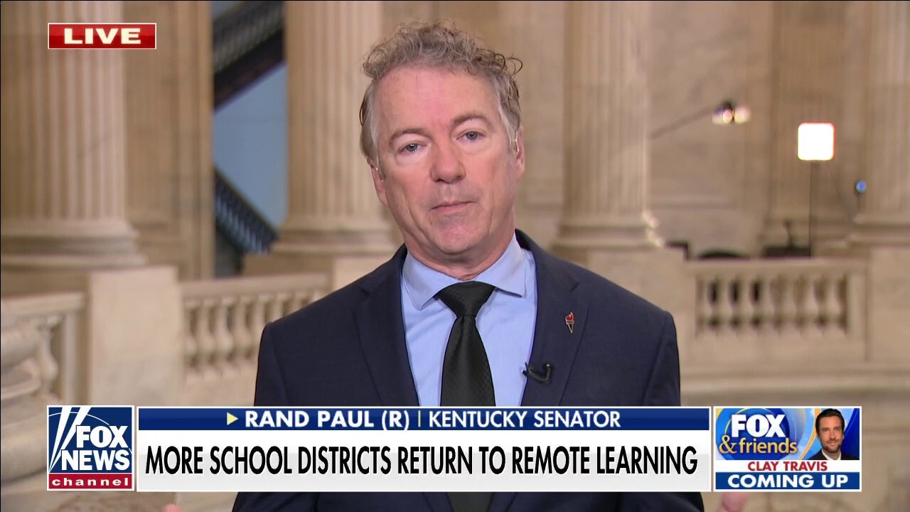 Rand Paul says the science does not support shutting down schools: ‘We need to get rid of the hysteria’