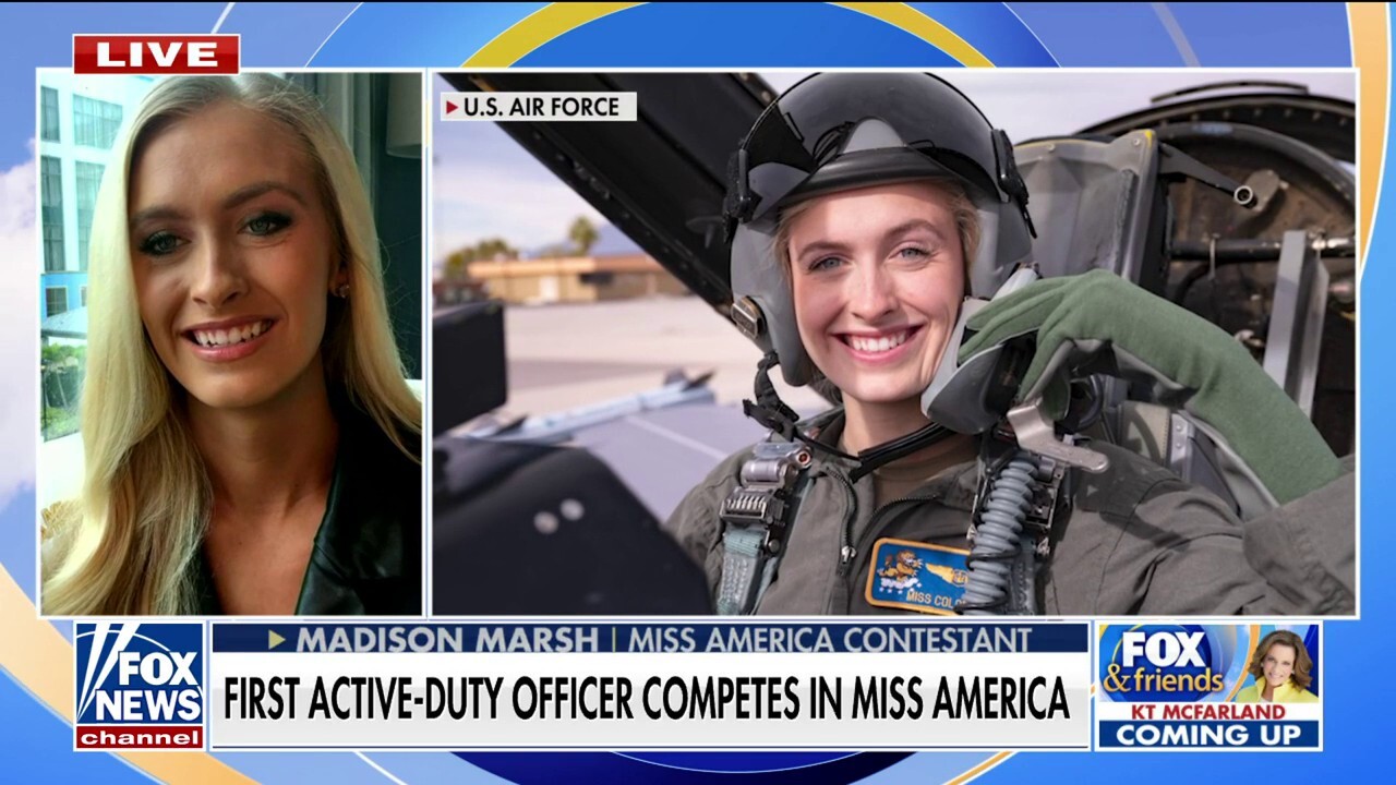 Мис Колорадо става първият боен пилот на САЩ, който се състезава за Мис Америка