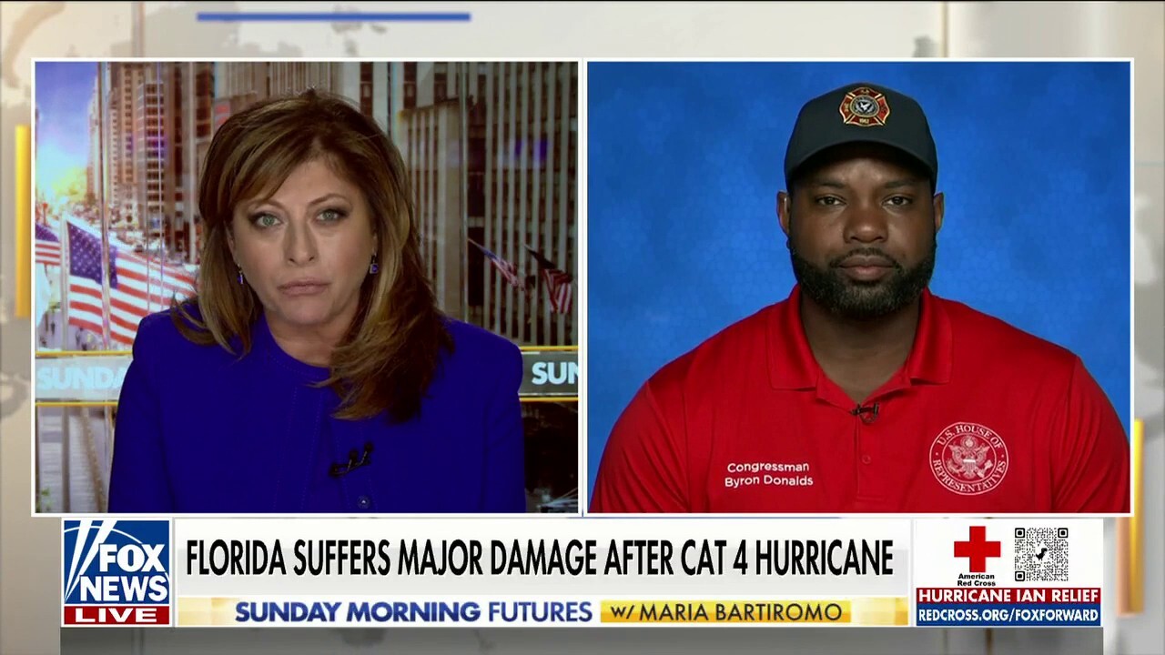 Rep. Byron Donalds, R-Fla., joined 'Sunday Morning Futures' to discuss the aftermath of Hurricane Ian and the real coast of Biden's student loan handout.