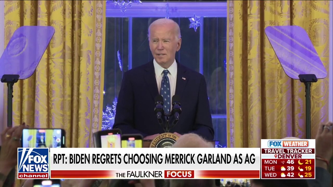 Biden reportedly regrets selecting Merrick Garland as AG