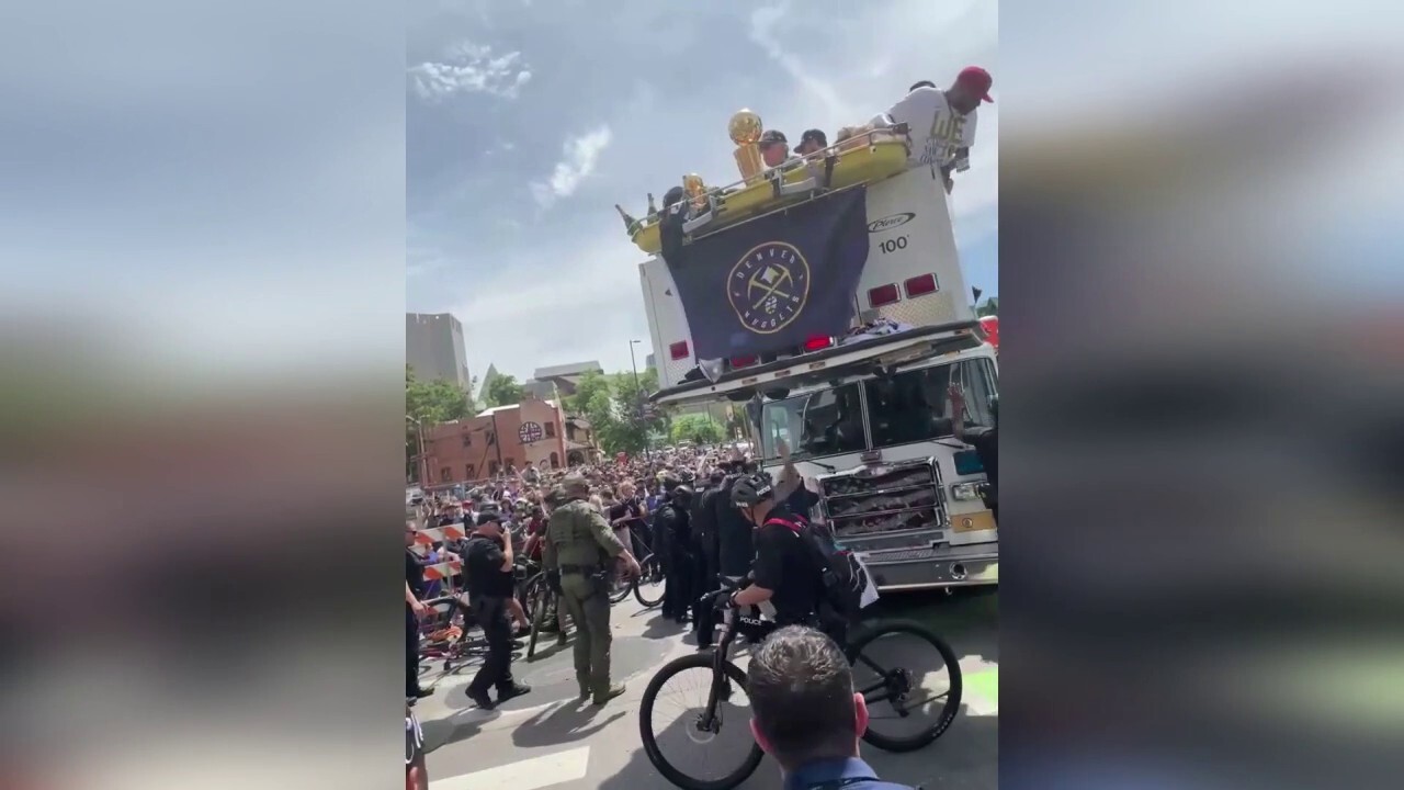 Denver police officer seriously injured by fire truck during Nuggets NBA championship parade