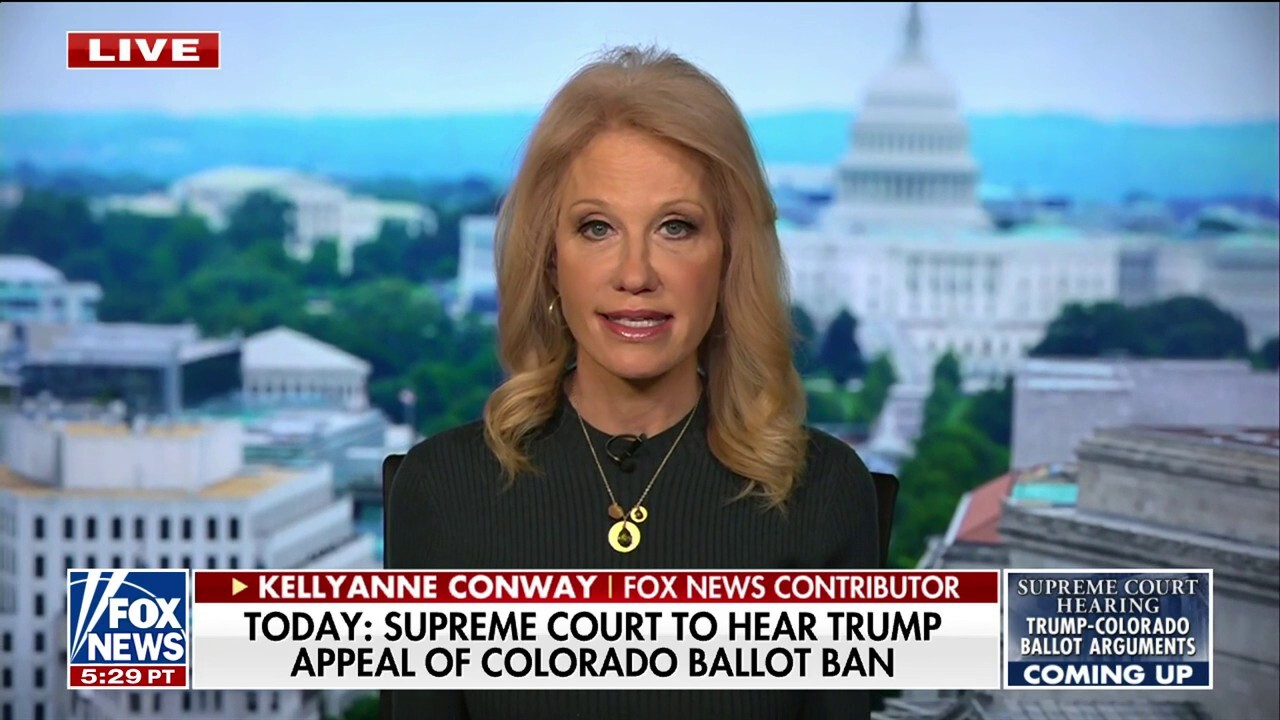 Kellyanne Conway blasts efforts to remove Trump from ballot