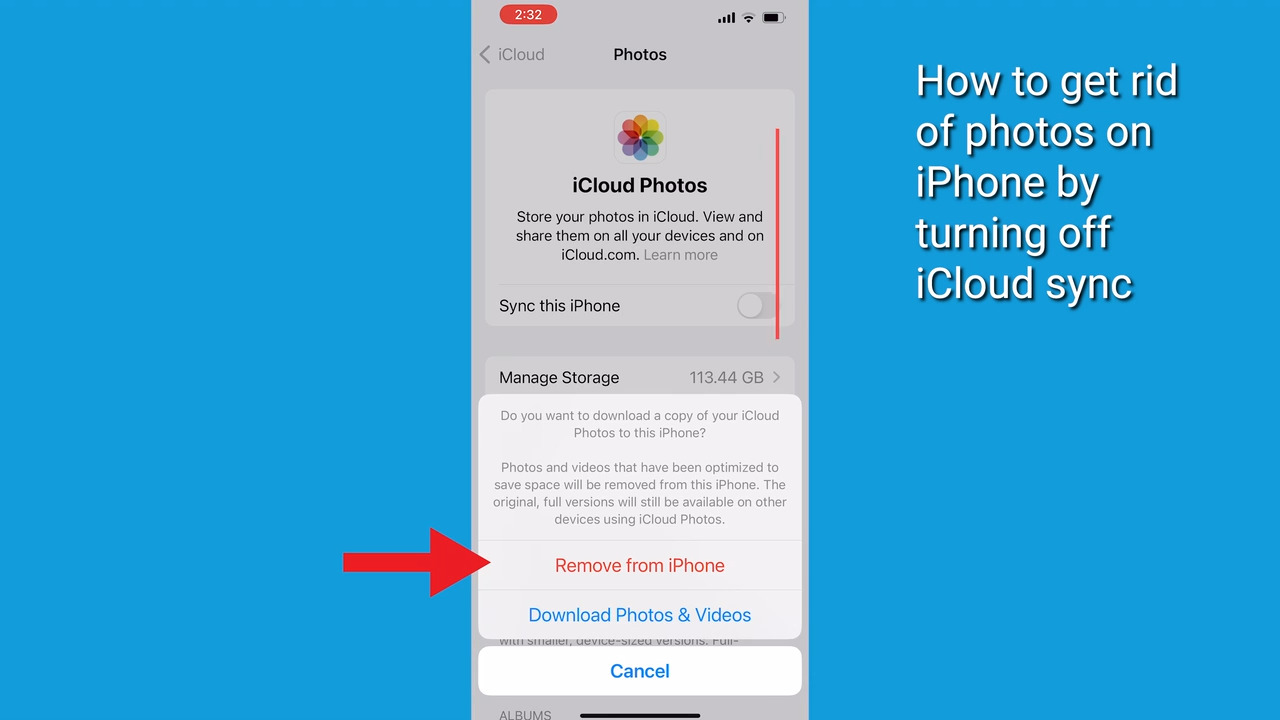 Как да изтриете снимки от вашия iPhone, като същевременно ги запазите в iCloud