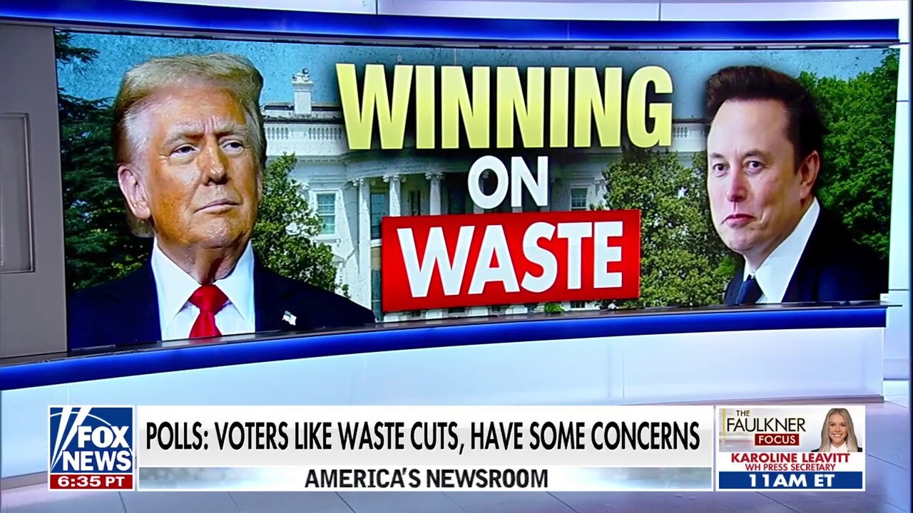 Fox News polls: Voters in favor of cutting government waste, but have concerns