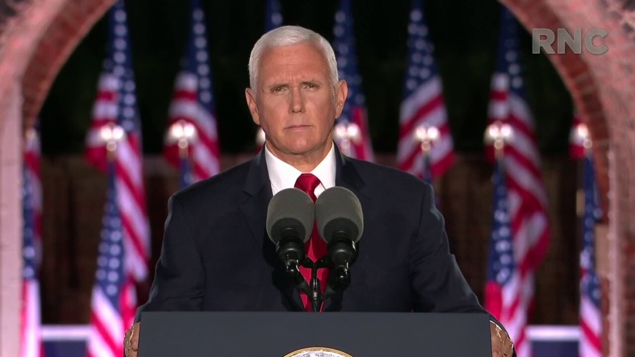 Mike Pence: Re-elect Donald Trump and with God's help we'll make America great again, again