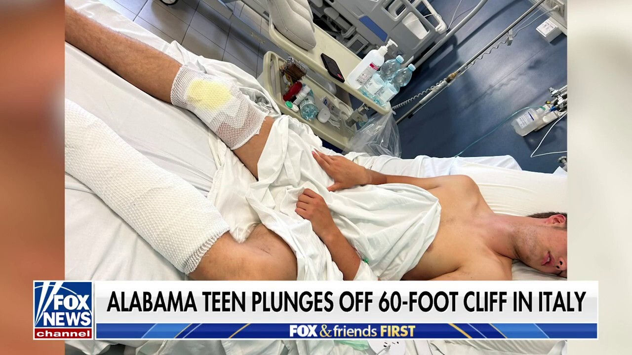 Alabama teen miraculously survives fall of 60-foot cliff in Italy