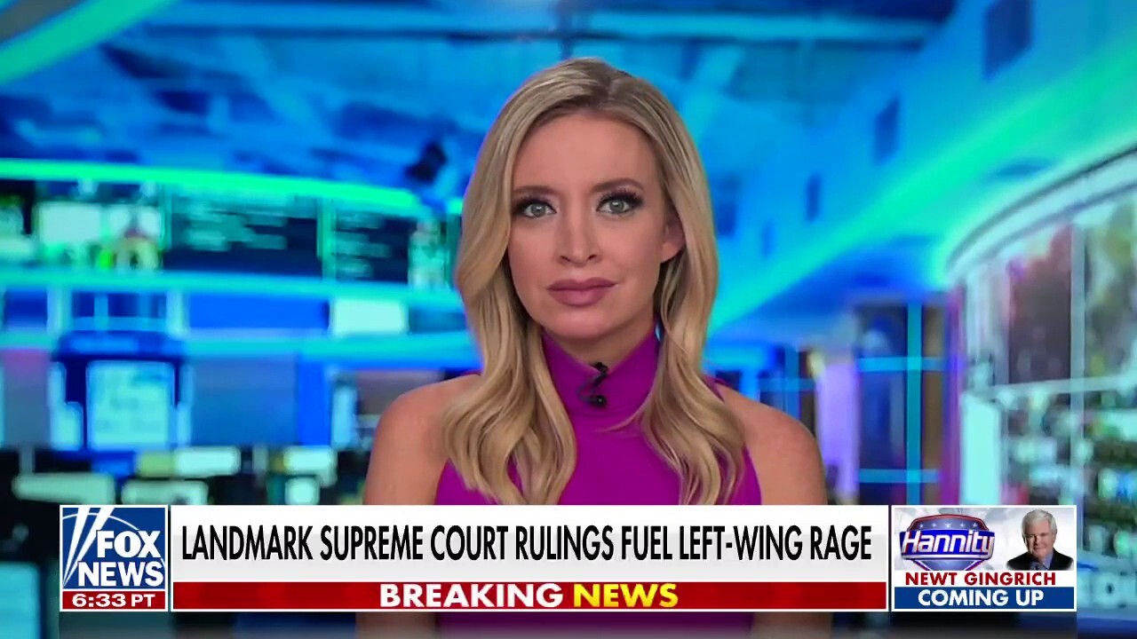 Kayleigh McEnany goes after the media for 'enabling' protests against Supreme Court justices