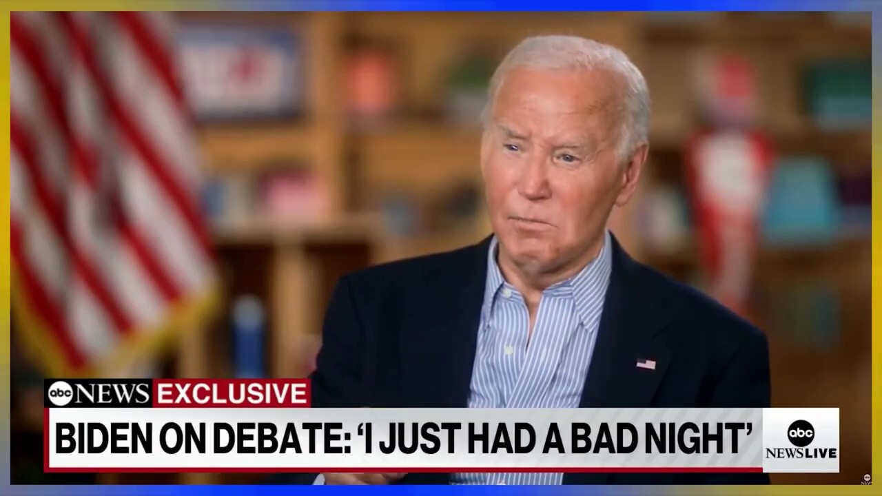 Biden blames Trump's alleged 'shouting' for debate debacle