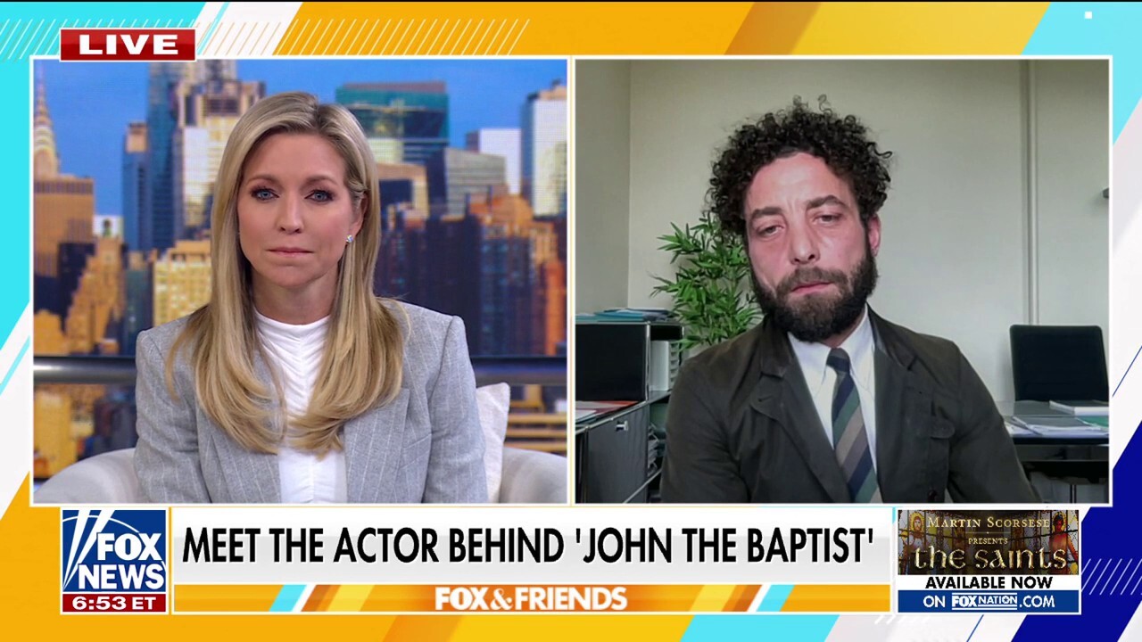 Yahya Mahayni from 'Martin Scorsese's Presents: The Saints' joins 'Fox & Friends' to discuss episode two and his role as John the Baptist.