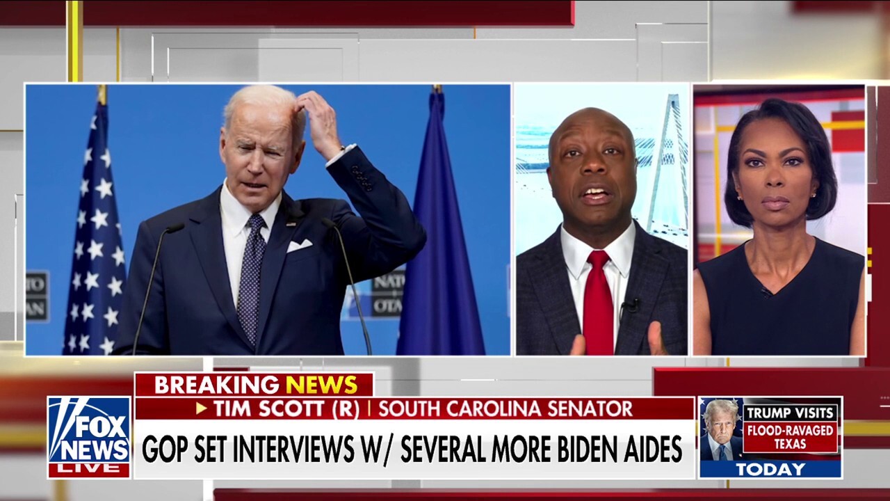 Biden's health cover-up by Democrats was 'election engineering': Sen. Tim Scott