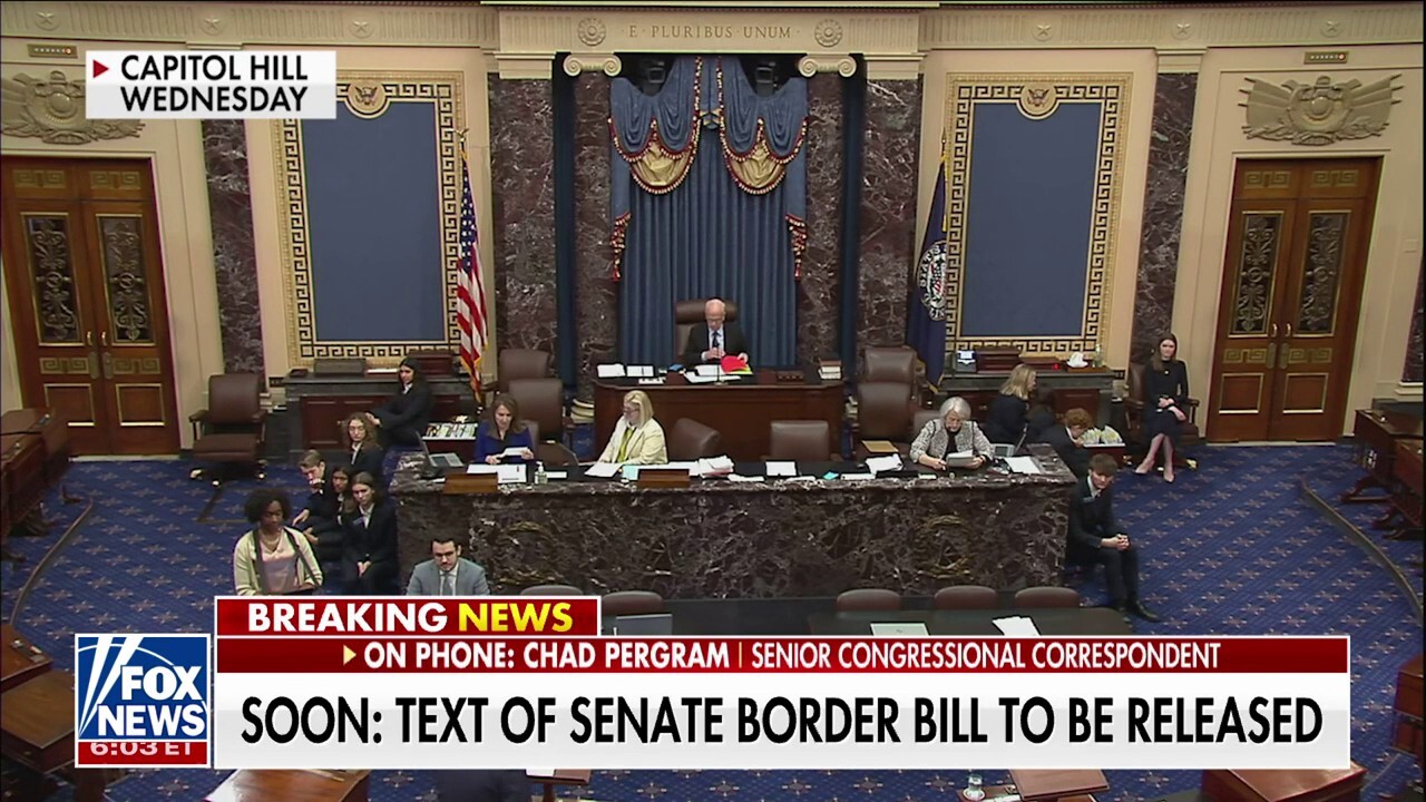 SOON: Text of Senate border bill to be released