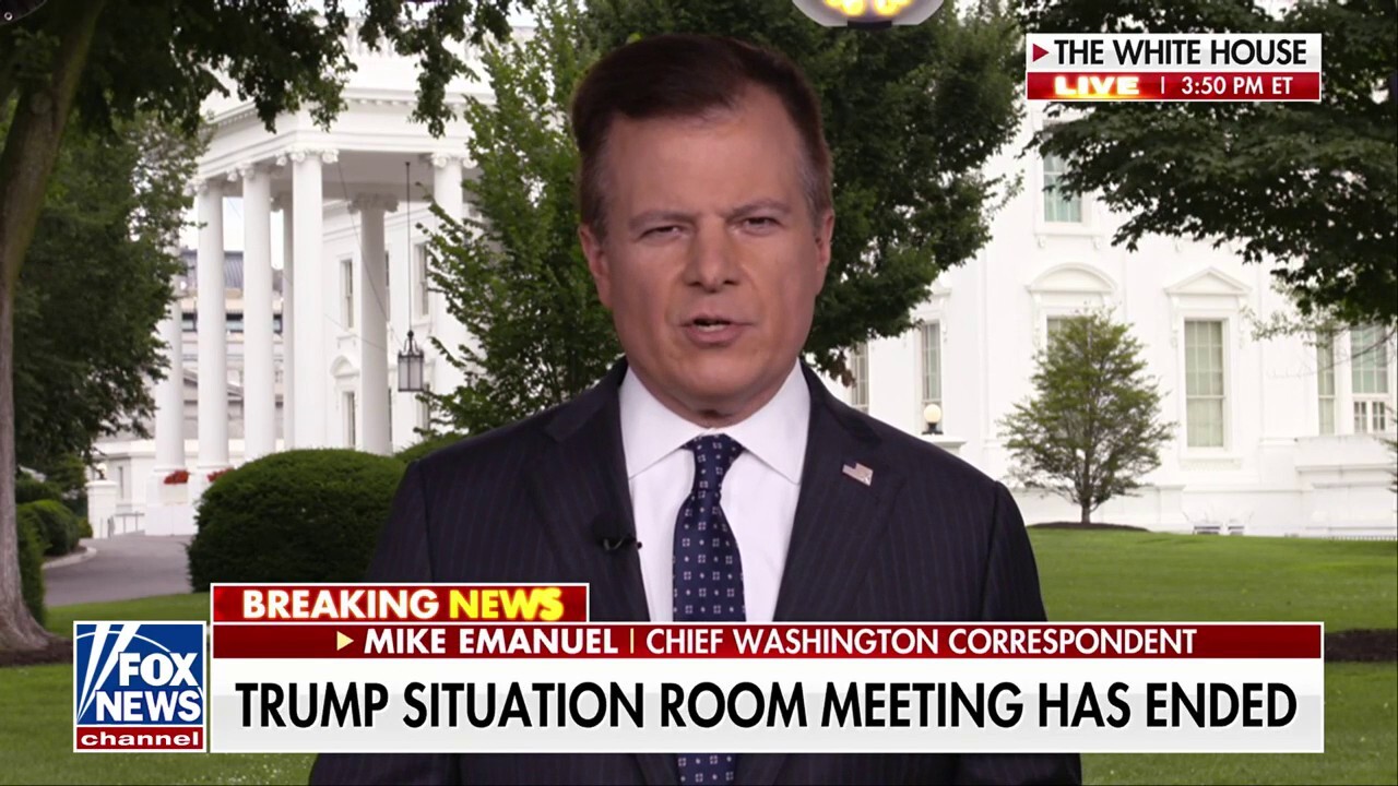 President Trump’s situation room meeting has concluded