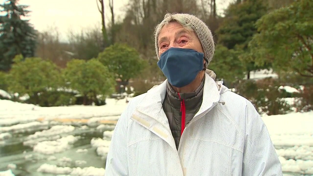 A 90-year-old woman in Seattle gets a coronavirus vaccine, and walks six miles through the snow