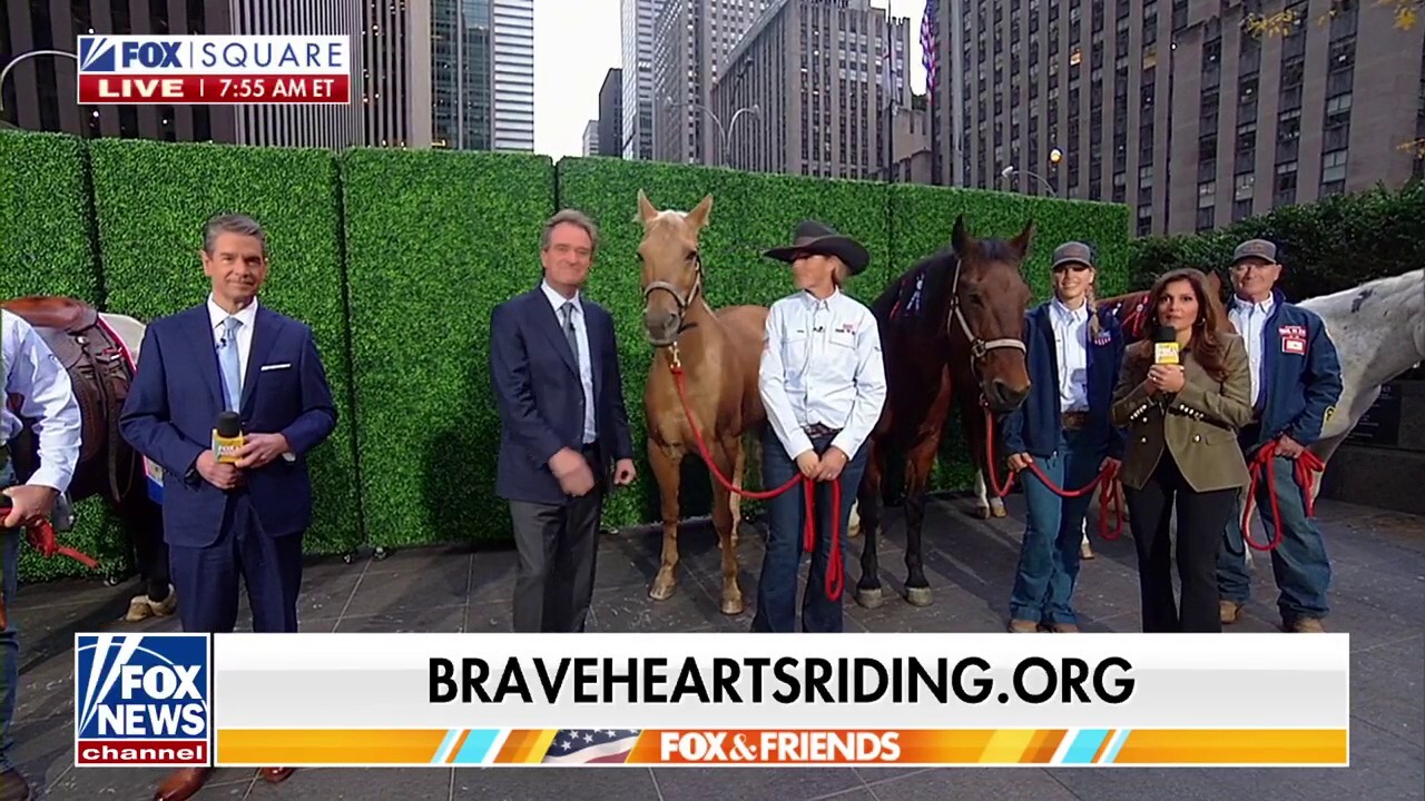 ‘Trail to Zero’ horseback ride through NYC raises awareness for veteran suicide risk