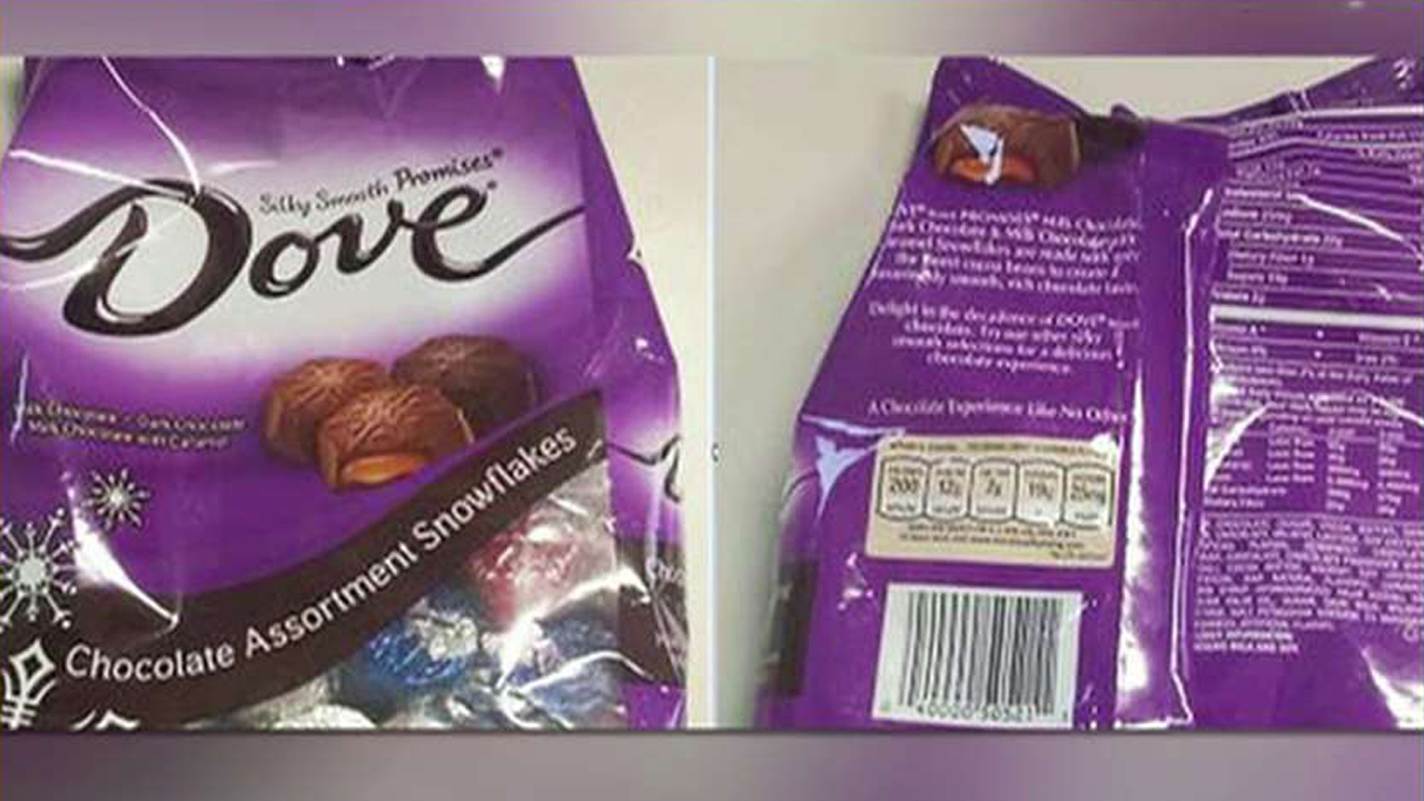 Dove recalls thousands of holiday chocolates 