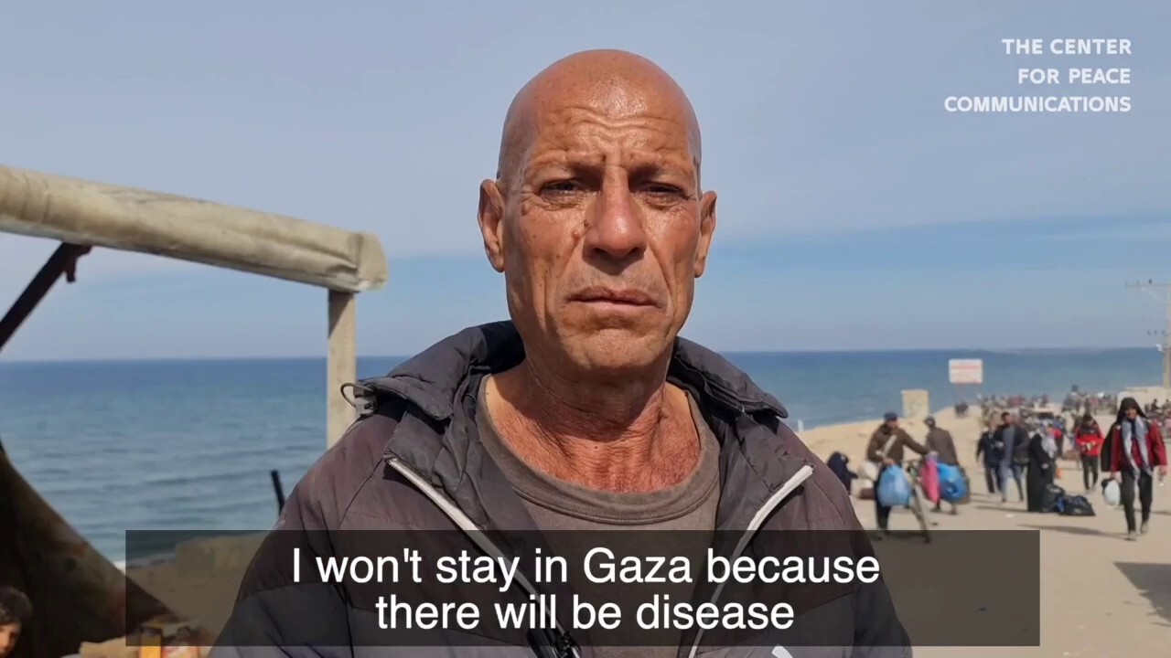 Palestinians discuss leaving Gaza