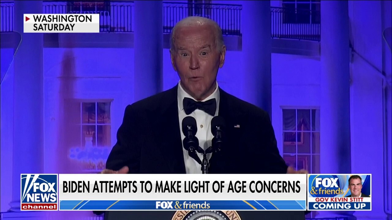 Biden jokes about his age during White House Correspondents Dinner