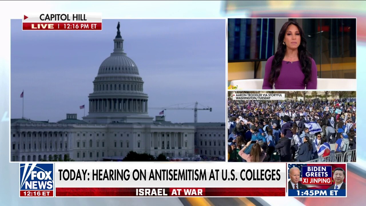 Congress holds hearing on antisemitism as pro-Israel rally garners nearly 300,000 attendees