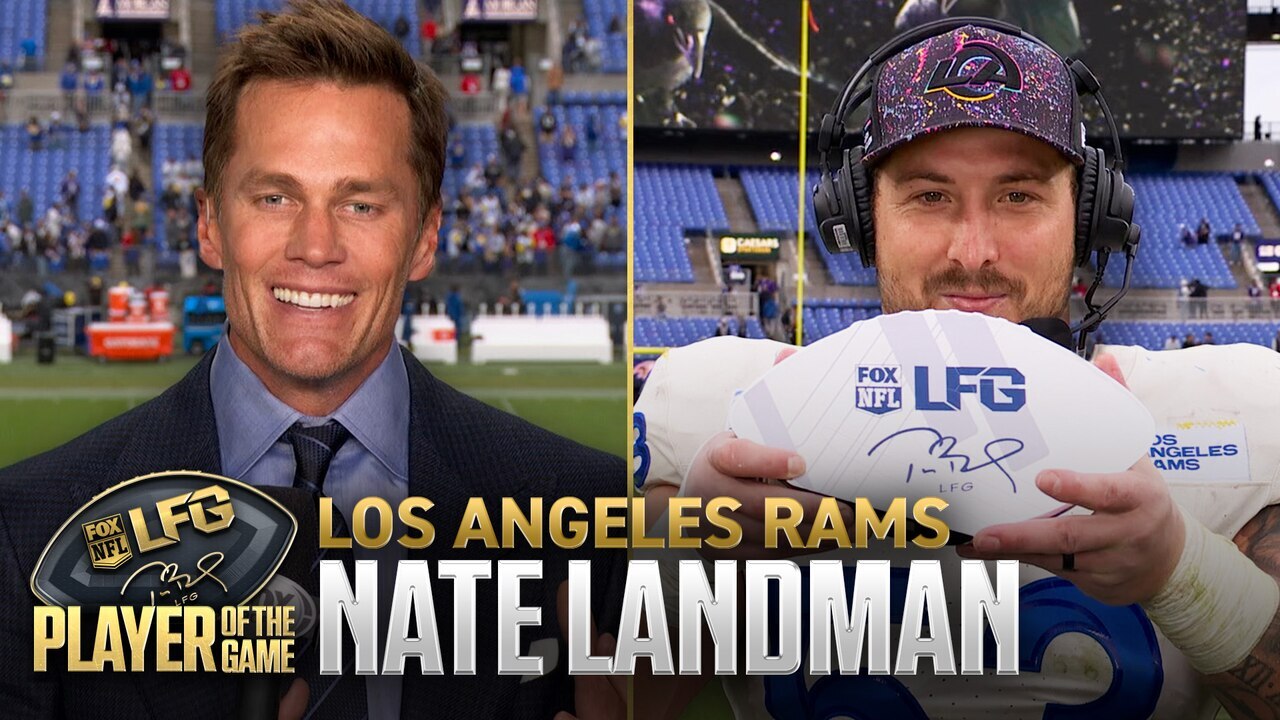 Tom Brady’s LFG Player of the Game: Rams LB Nate Landman 🏆 Week 6 DIGITAL EXCLUSIVE