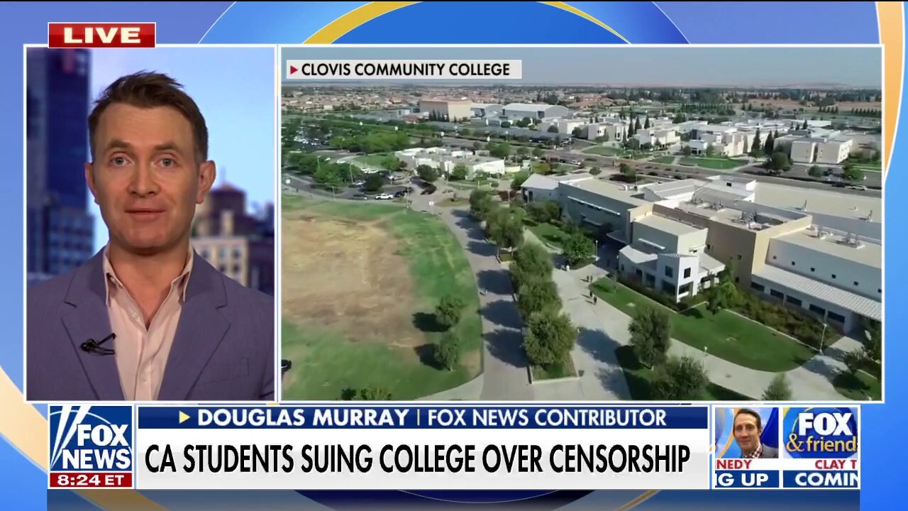 Douglas Murray sounds off on college's 'amazing' censorship of students' anti-communism posters